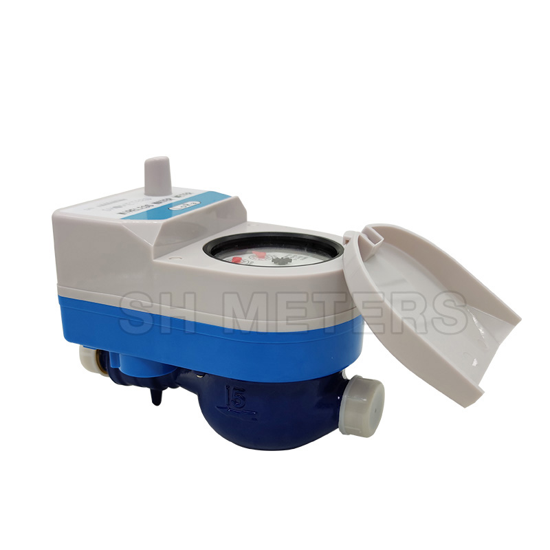 Compteur d'eau à protocole Lora avec concentrateur DN15 ~ DN25 compteur d'eau résidentiel à transmission à distance