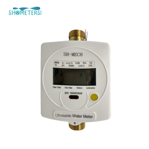 ultrasonic water meter brass digital 