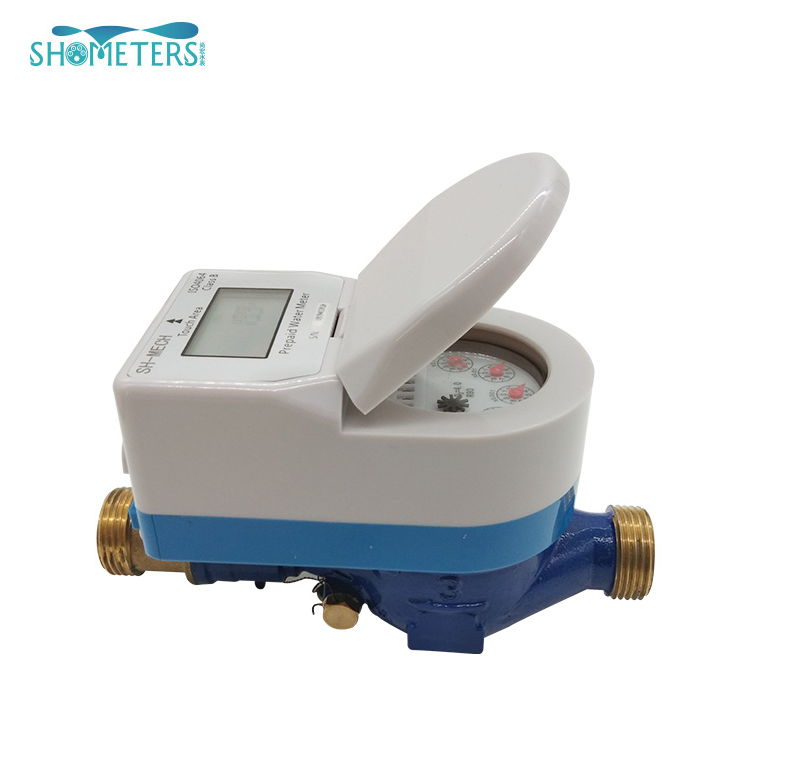 Long battery life prepaid water meter with ic card