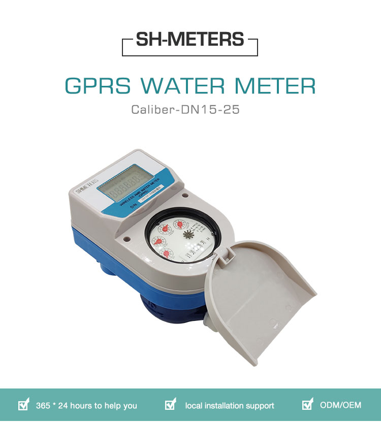 15mm25mm Amr compteur d'eau compteur d'eau numérique domestique avec Gprs R80