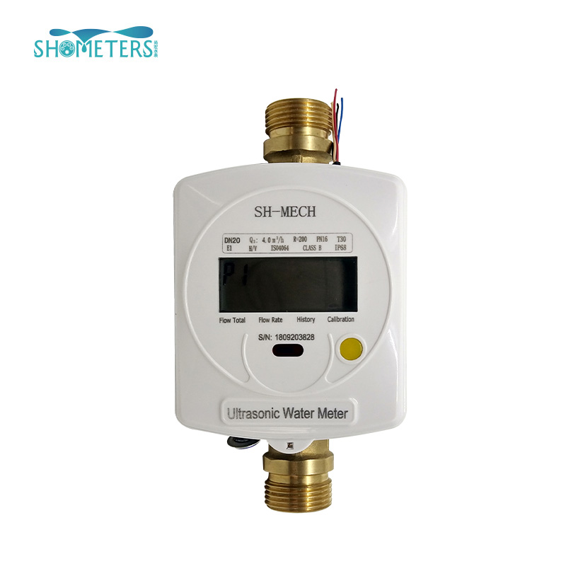 Ultrasonic Water Meter with Modbus Brass