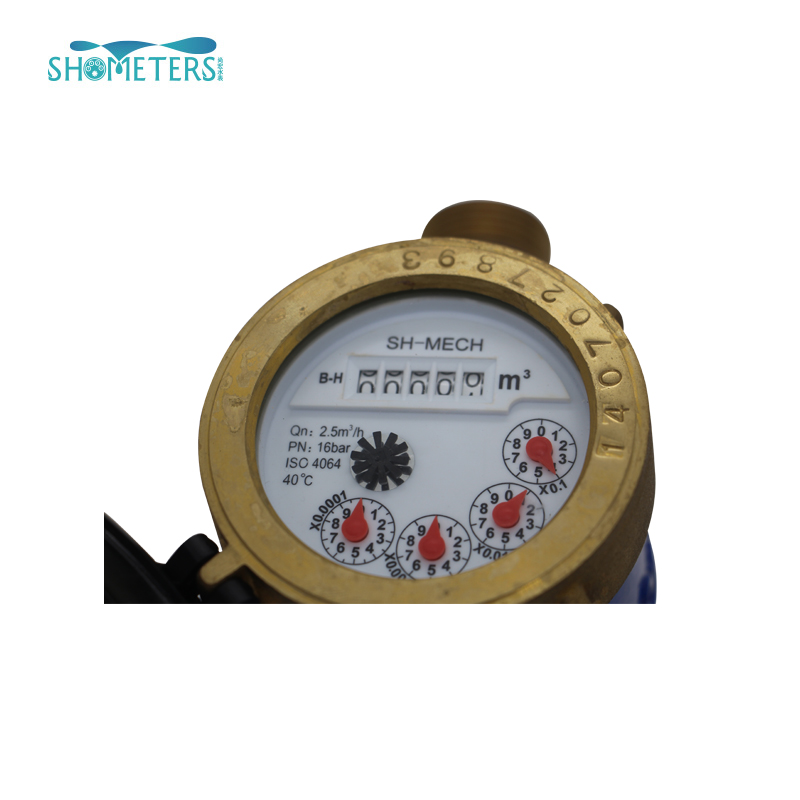 Multi Jet Water Meter Pulse Output Mechanical